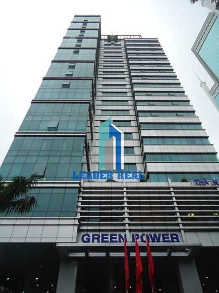 Hình ảnh tổng quan của tòa nhà cao ốc Green Power Tower