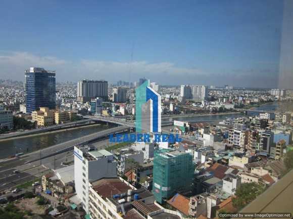 Từ Maritime Bank Tower view ra sông Sài Gòn